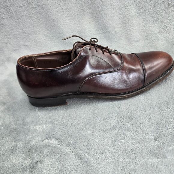Cordwainer Wright Men's Arch Preserver Shoes Brown Oxford Leather SIze 11 - Picture 10 of 13